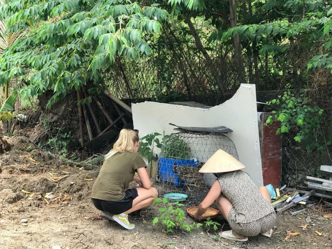 Pun Corner Homestay Chi Khu Co Ong Dış mekan fotoğraf